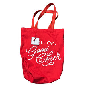 Hallmark Full of Good Cheer Tote Bag Red